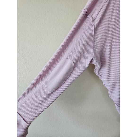 Free People We The Free Owen Thermal Knit Top, Size L - Picture 7 of 12